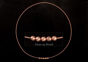 Inel de Lumină Cubit Pierdut 3 1/2, Cupru, 5 Bile, Gros